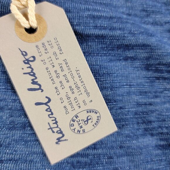 Todd Snyder Medium Indigo Rugby Polo Shirt size XS Blue Long Sleeve NWT $158 - Picture 11 of 13